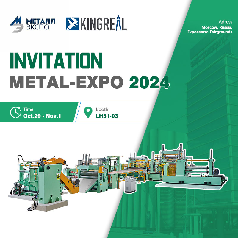 Convite para exposição KINGREAL STEEL SLITTER 2024