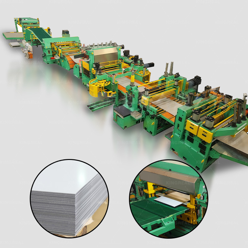 Linha de corte automático no comprimento