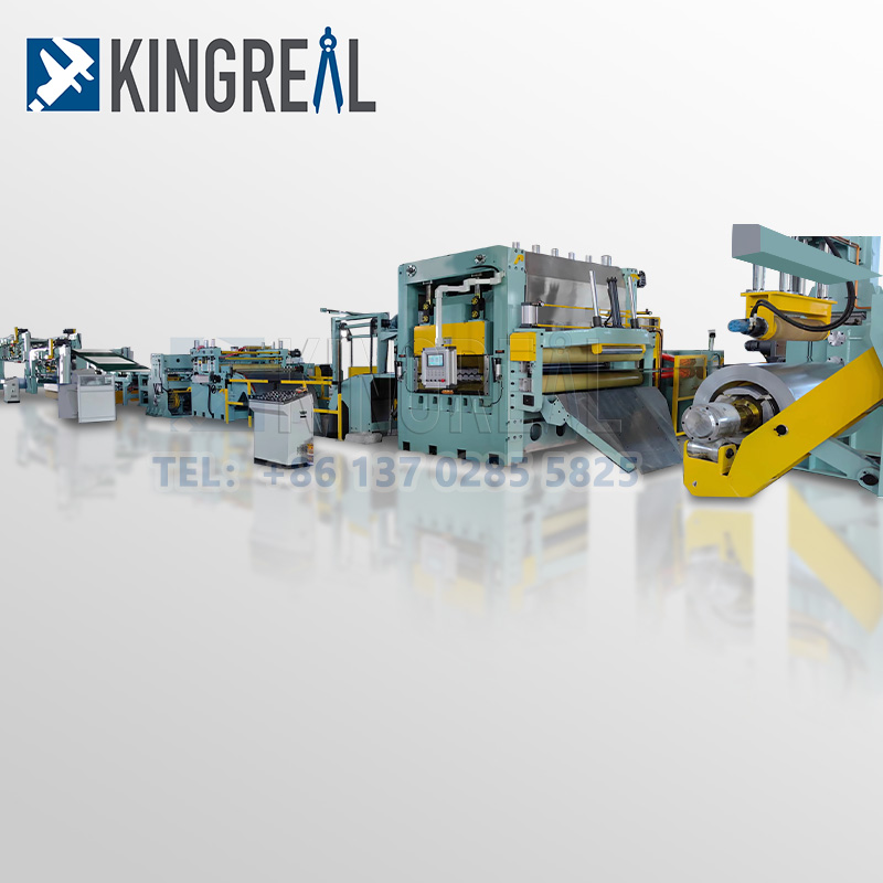 Linha de corte de comprimento de empilhamento automático