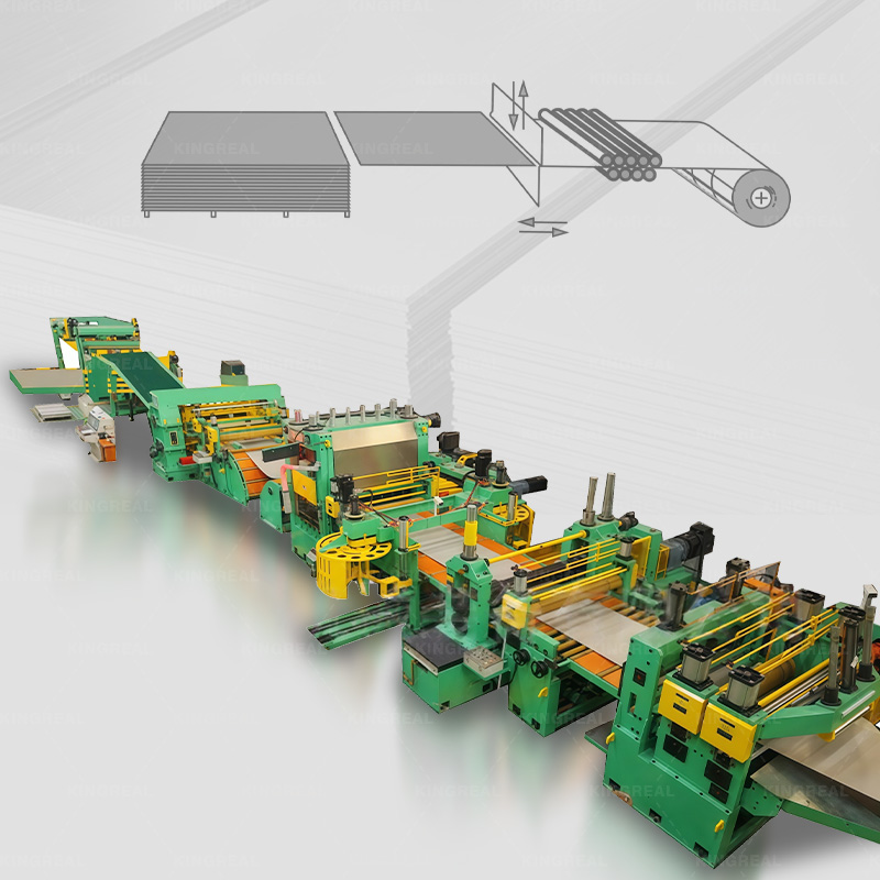 Máquina de corte de bobina em folha em comprimento