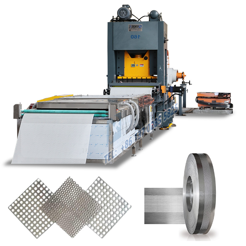 Solução completa de linha de corte de perfuração de bobina