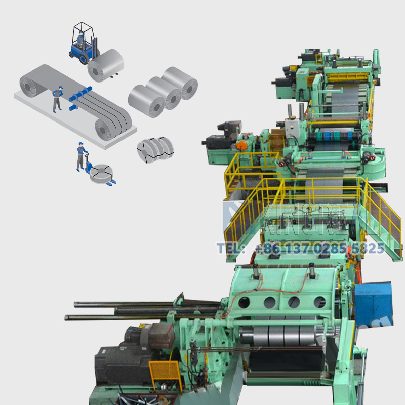 Máquina de corte de bobina de tira estreita